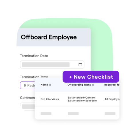 HR software employee offboarding feature
