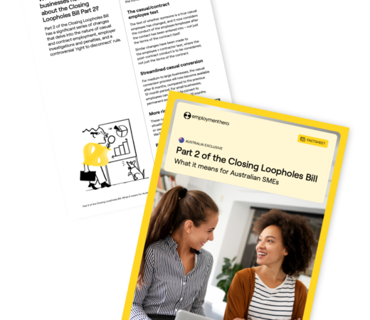 Part 2 of the Closing Loopholes Bill