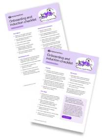 Onboarding and induction checklist SG